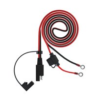 Magideal - Arnés De Cableado De Terminal Sae, Enchufe De 2 Pines, Cable De Cobre De 1,4 M Con Cubierta Resistente A La Intemperie, Conveniente Desconexión Rápida