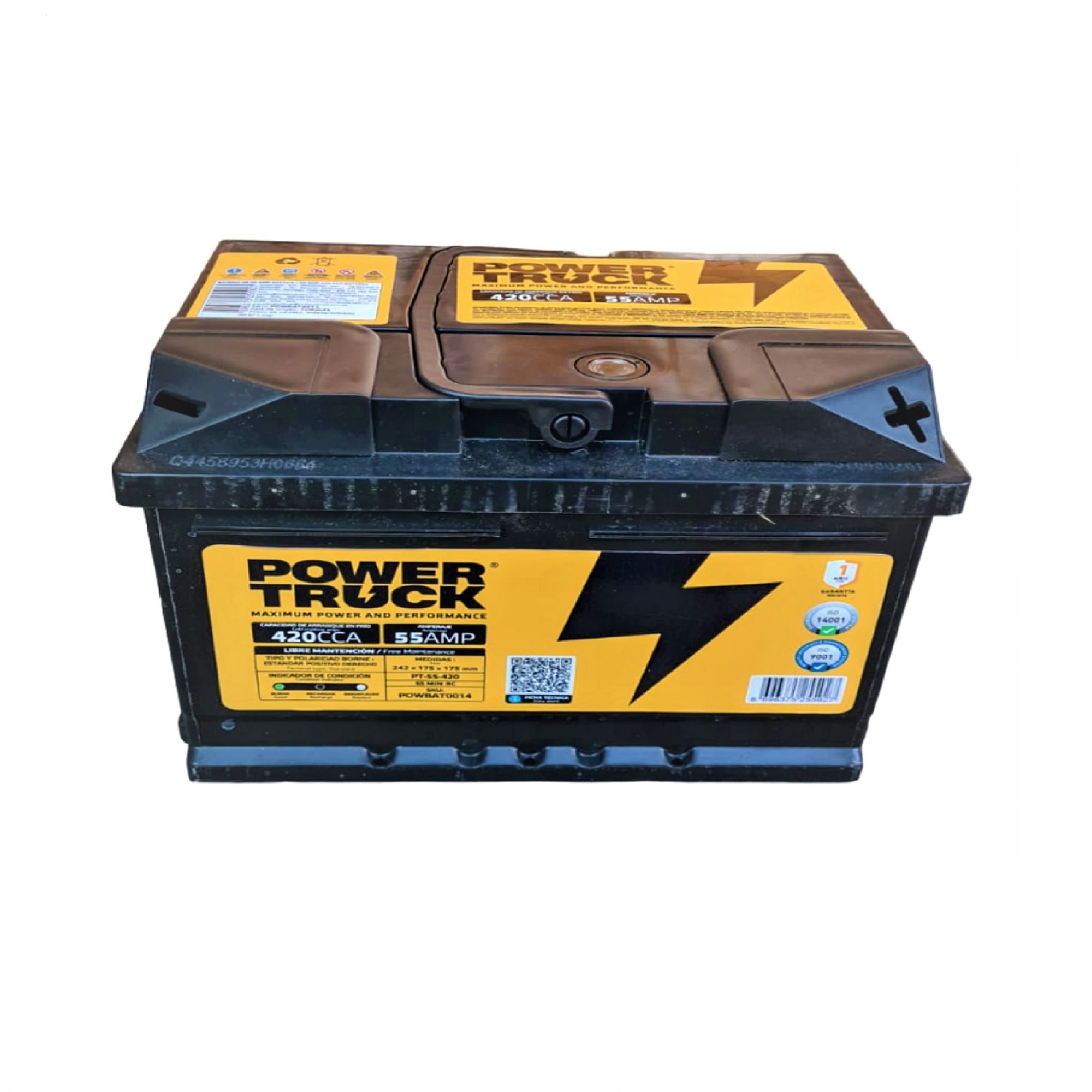 Powertruck - Bateria 55 Amp 420 Cca Borne Estandar