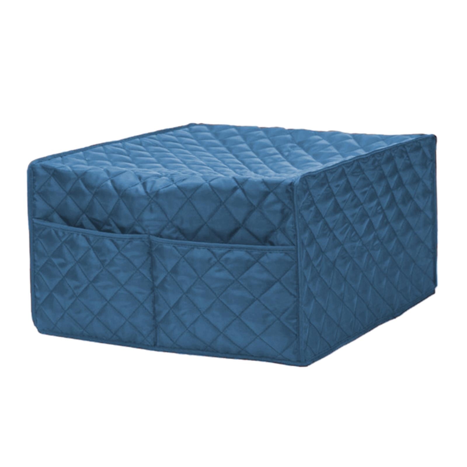 Ioensy - Funda Para Microondas Con Bolsillos De Almacenamiento Para Cocina, Resistente, Pequeña Funda Para Electrodomésticos De Cocina, Color Azul