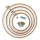 thumbnail image 4 of Anillo De Aro De Bordado, Marco Ovalado De Punto De Cruz, Herramienta De Costura DIY Colgante Redondo D, 4 of 5