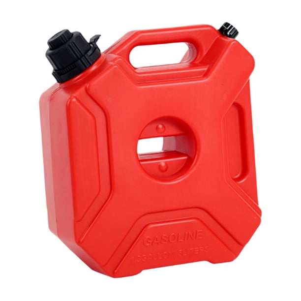 Tanque de combustible, Recipiente de combustible de repuesto, Recipiente de combustible de repuesto, Recipiente de almacenamiento portátil de 5 litros Rojo
