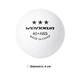 thumbnail image 3 of Set 6 Pelotas Ping Pong 3 Estrellas ABS Para Tenis De Mesa, 3 of 3