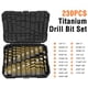 thumbnail image 3 of Juego de brocas ENERTWIST Titanium 230 piezas para metal y madera, 3 of 9