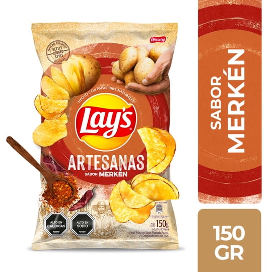Papas Fritas Artesanas Merkén 150 g Lay's