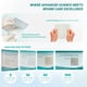 thumbnail image 4 of Adornos para heridas Areza Medical, alginato plateado, 10,8 cm, 5 unidades, 4 of 9