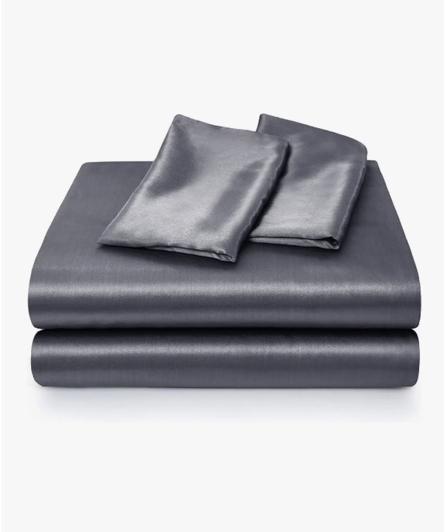 Riqui - Sabanas Satin 2 Plazas Gris