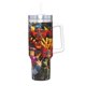 thumbnail image 2 of ROBLOX Vaso aislado de acero inoxidable con asa, diseño temático, regalo para familia, amigos y fans; incluye pajita y encaja en el portavasos estándar, 40 oz, 2 of 6