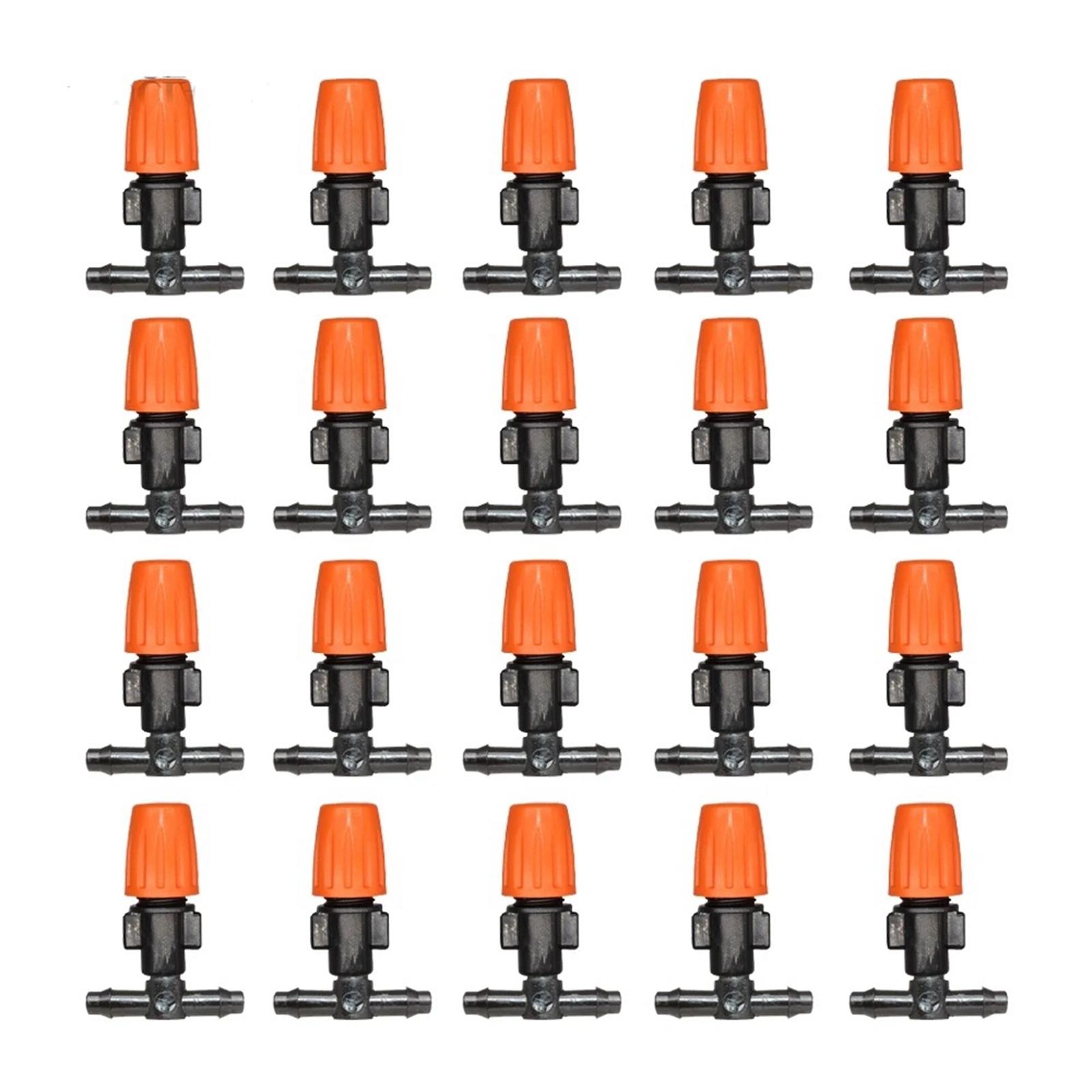 Ioensy - Boquilla De Riego Mister Con Junta En T, Gotero De Riego De Flujo 20 Piezas