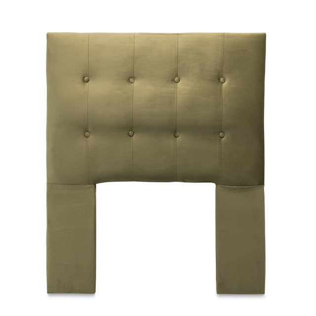 Dgb - Respaldo Cama 1,5 Plazas Felpa Verde Oliva Sevilla Cp