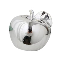 Bothyi - Escultura De Fruta, Delicado Adorno De Colección Para Restaurantes, Oficinas Y Porches, L, Plata