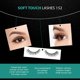 thumbnail image 3 of Pestañas postizas Ardell Soft Touch 152 negras (paquete de 4), 3 of 4