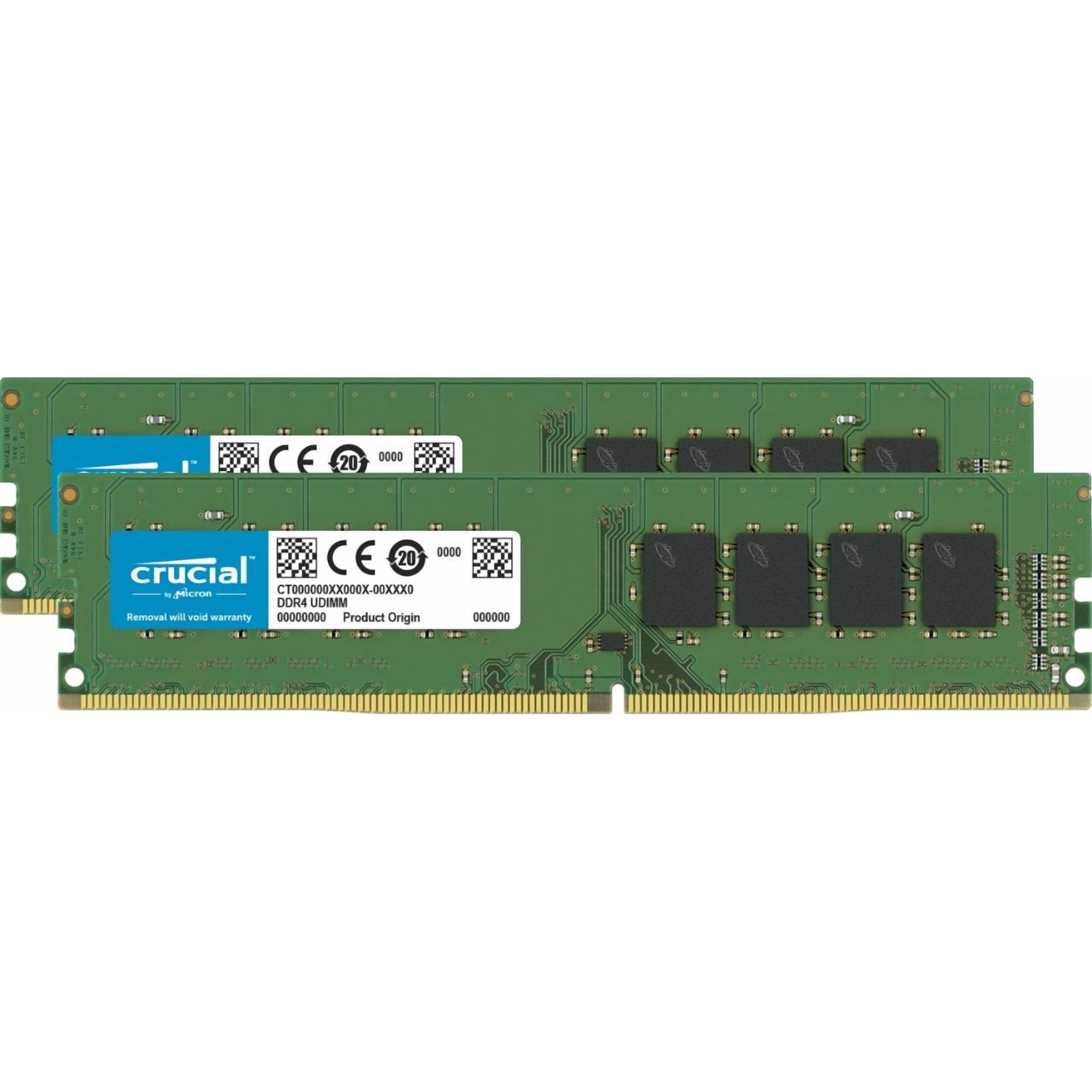 Kit Memory Crucial De 16 Gb (8 Gbx2) Ddr4 3200 Mt/s Cl22