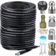 thumbnail image 1 of Kit de chorros de alcantarillado ZOFINE de 200 pies para lavadora a presión, 5800 psi, 1 of 8