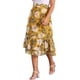 thumbnail image 4 of INSPIRE CHIC Faldas de Chifón para Mujer Cintura Elástica Volantes en Capas Faldas Midi Florales Amarillo Oscuro-Floral XL, 4 of 5