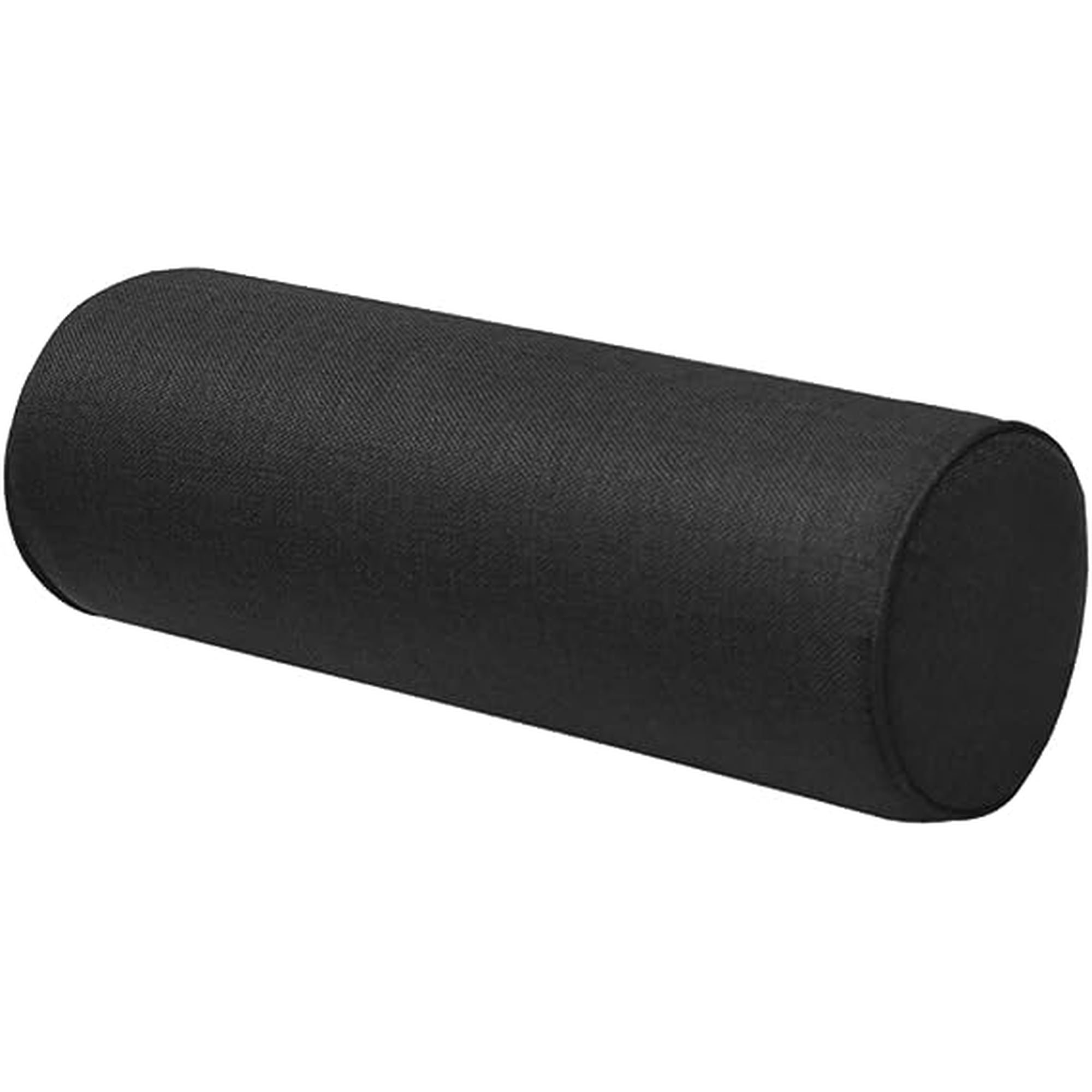Xmhytop Fundas De Almohada Cilíndricas De Lino, 16 X 6 Pulgadas, Con Cierre Oculto, Para Decoración Hogareña Y Soporte Cervical, Cojín Cilíndrico, Negro