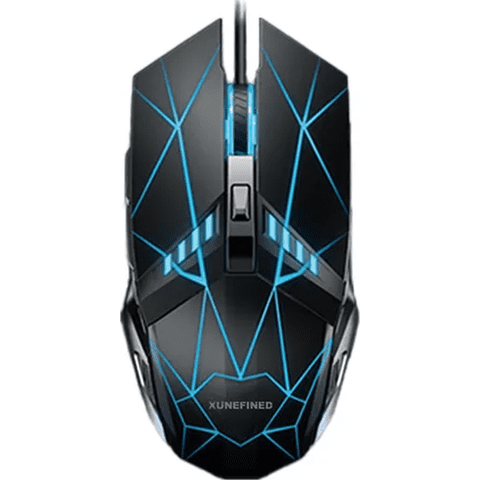 Genérico - Mouse Gamer Xundefined Gm16 Usb Grietas Negras