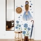 thumbnail image 2 of 1pc Wall Decal, Girl And Flower Wall Stickers, Removable PVC Wall Stickers For Bedroom Living Room Backdrop, Home Decor, 2 of 2