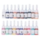 thumbnail image 1 of Tinta para tatuajes, 20 colores, 100 ml, boquilla cónica, fácil de colorear, mezcla precisa, material seguro, juego de pigmentos para tatuajes., 1 of 8