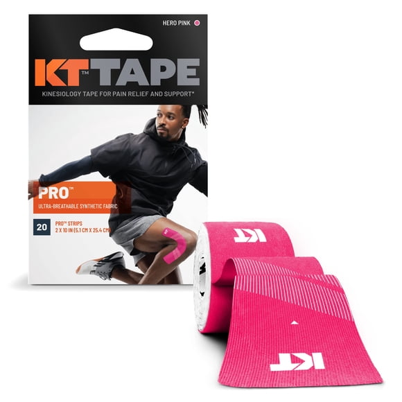 Cinta deportiva KT Tape Pro Synthetic Kinesiology Hero Pink