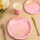 thumbnail image 4 of X20 Vajilla De Cumpleaños Servilleta Vaso Platos Desechables rosa, 4 of 9