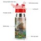thumbnail image 3 of Botella de Agua El Arca de Noé Acero Inoxidable Rosa 350 ml, 3 of 6