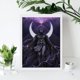 thumbnail image 4 of Caballero Luna Kits de Pintura de Diamantes para Adultos 5D DIY Diamond Art Kits Full Drill Diamond Dots para Regalo Decoración de Pared y Relajación Artes de Gemas 30*40cm, 4 of 6