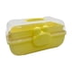 thumbnail image 3 of Caja De Almacenamiento Para Accesorios Para El Cabello, Estuche Para Guardar Horquillas, Coleteros, Gomas Para El Cabello, Color Amarillo, 3 of 5