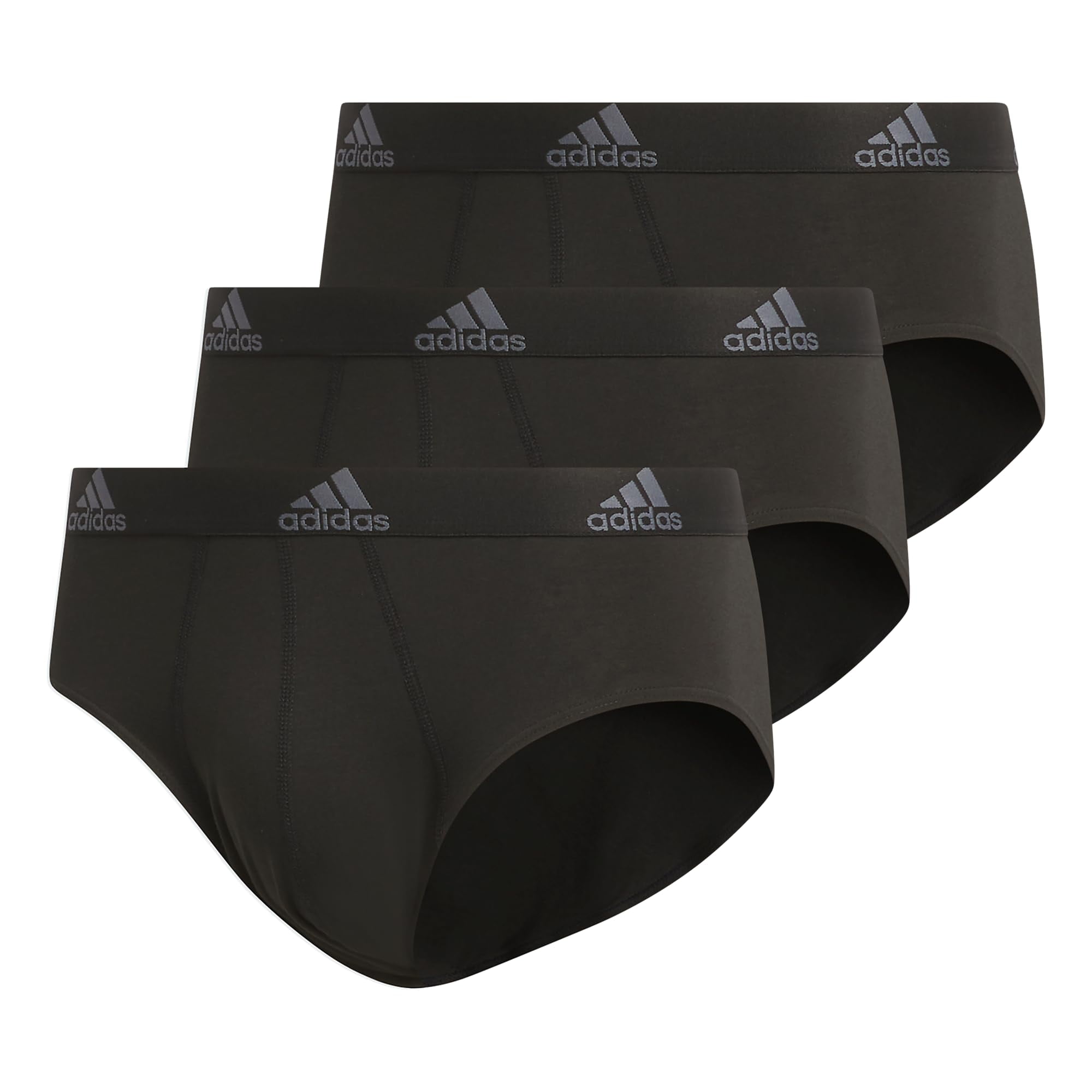 Calzoncillos Adidas Performance De Algodón Elástico Para Hombre, Paquete De 3