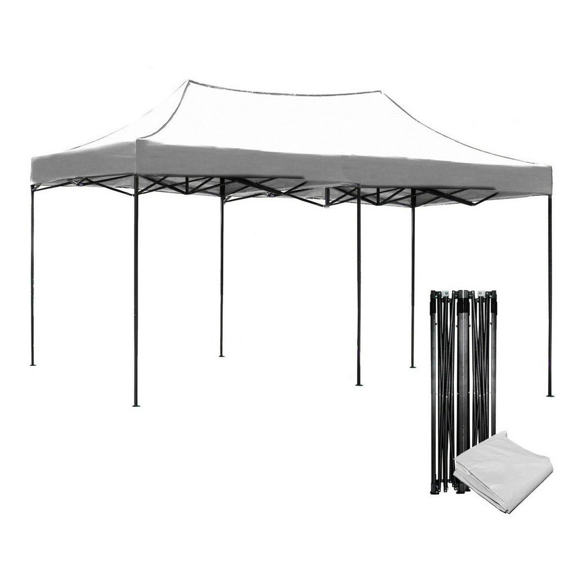 Jardimex - Toldo Plegable 6x3 Blanco