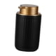 thumbnail image 2 of Dispensador de jabón de cerámica, botella de líquido, botella portátil vacía recargable con bomba de lavado corporal para el hogar, baño, Negro, 2 of 5
