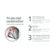 thumbnail image 3 of Disco para grillar Tramontina acero inoxidable 3,5 L, 3 of 5