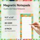 thumbnail image 2 of Bloc de notas Modern Shop pack de 4, 23 × 9 cm, diseño de frutas, 2 of 9