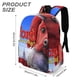 thumbnail image 3 of Clifford, el Gran Perro Rojo-theme Backpack, Campus style schoolbag Bookbag with Adjustable Shoulder Straps And Large Zip Compartment, Unisex Travel Bags.42x30x15cm, 3 of 6
