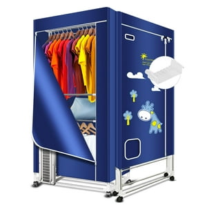 Secadora De Ropa Portátil Kasydoff 1600 W 35 Kg, 3 Niveles, Plegable