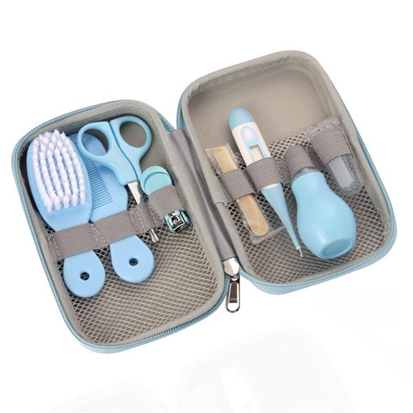 Kit de Cuidado para Bebé ZELINYE 8 en 1 Cepillo y Cortaúñas