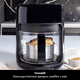 thumbnail image 4 of Freidora de Aire Air Fryer Crystal 4L vidrio EasyWays, 4 of 7