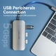 thumbnail image 2 of HUB 7 en 1 USB-C a HDMI4K/USB3.0x3/SD/TF/PD - Vention, 2 of 3