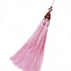 thumbnail image 5 of Borla Llavero, Hecho a mano Lotus Borla Colgantes Borla Bolsa Charm Car Colgante(Pack de 6), 5 of 7