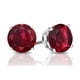 thumbnail image 2 of Aros Paris Jewelry 14k White Gold Round Ruby 4MM, 2 of 3
