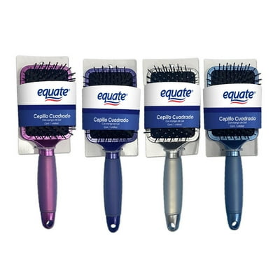 Cepillo De Pelo Cuadrado Con Mango De Gel 1 Un Equate