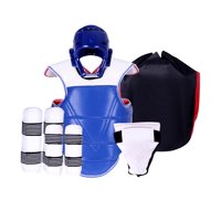 Magideal - Conjunto De Equipo De Protección Para Taekwondo, Protección Completa Para Adultos Y Niños, Equipo De Entrenamiento De Karate Para Artes Marciales, Kic M