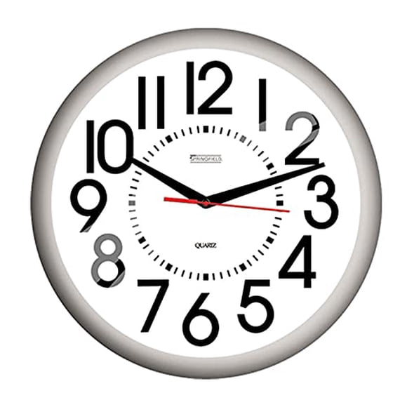 Reloj de patio Taylor Precision 6760, 13,25 cm, estilo Big Bold