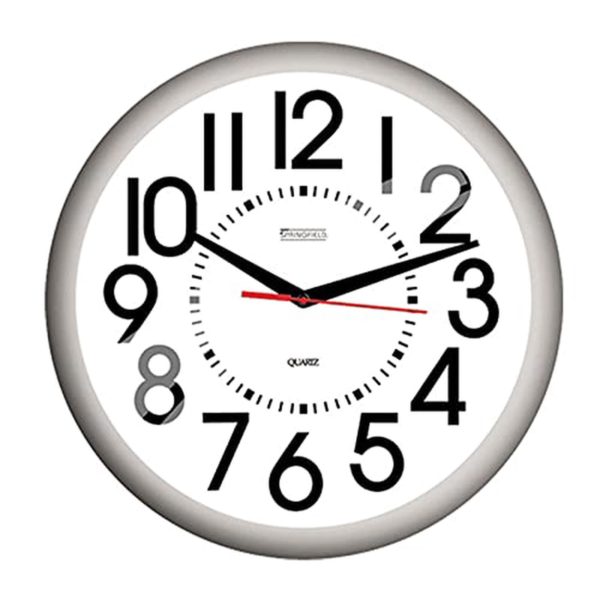 Reloj De Patio Taylor Precision 6760, 13,25 Cm, Estilo Big Bold