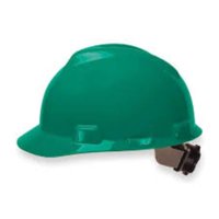 Metalfer - Casco Proseg Con Arnes 4 Puntas Verde