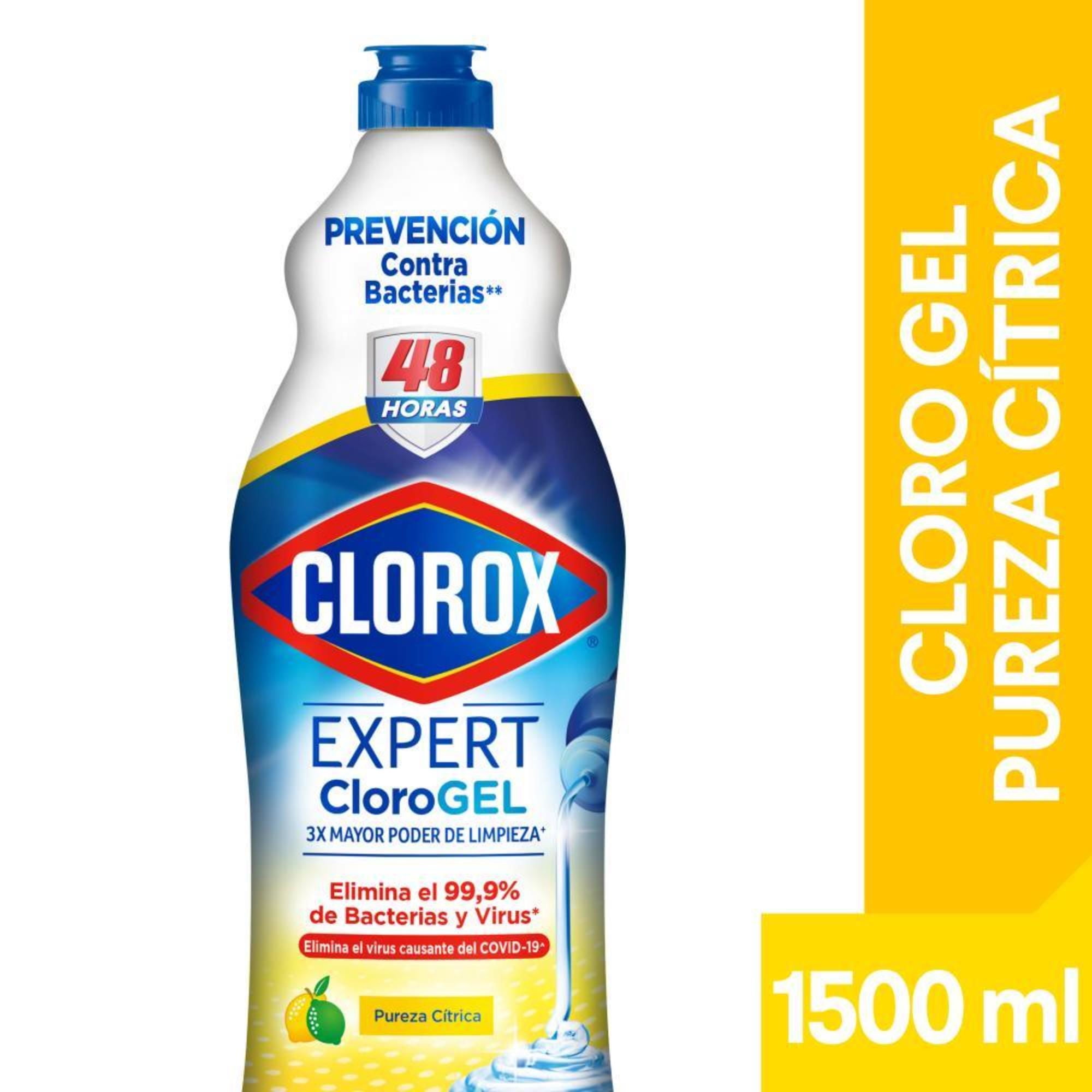 Cloro Gel Pureza Cítrica Botella 1500 ml Clorox