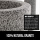 thumbnail image 3 of Mortero y maja GORILLA GRIP, 100% piedra de granito, muy resistente, 3 of 9