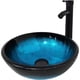 thumbnail image 2 of Lavamanos Vessel YIMAI Vidrio Templado Azul 12 Moderno, 2 of 3