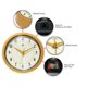 thumbnail image 5 of Reloj de pared Infinity Instruments Retro 24 cm, color amarillo azafrán, 5 of 6
