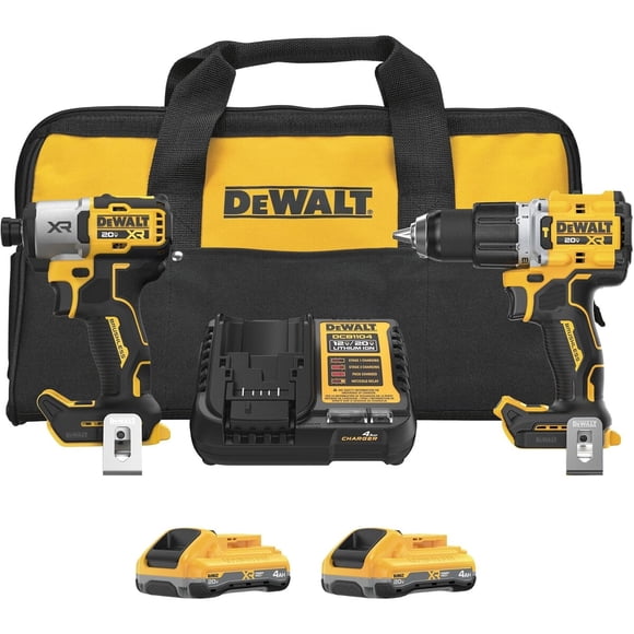 Combo DEWALT 20V MAX XR DCK250QQ2 Taladro Percutor Atornillador