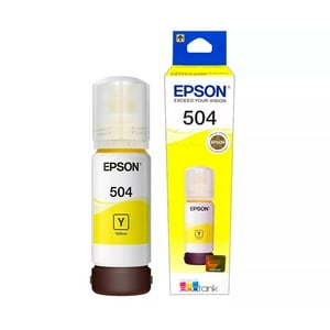 Tinta Botella Epson T504 70Ml Ecotank Amarillo